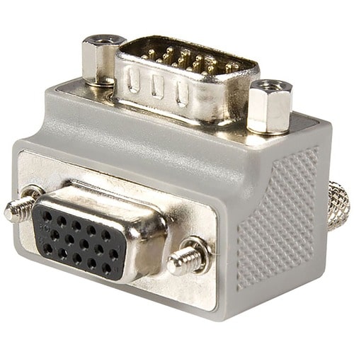 StarTech.com VGA adapter cable - Type 2 - right angle VGA (m) - VGA (f) - Add space for your VGA port and connect a VGA ca