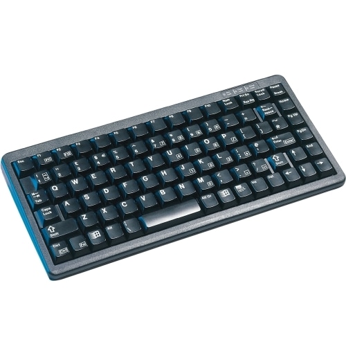 CHERRY G84-4100 Keyboard - Cable Connectivity - USB, PS/2 Interface - English (UK) - QWERTY Layout - Black - 86 Key(s)