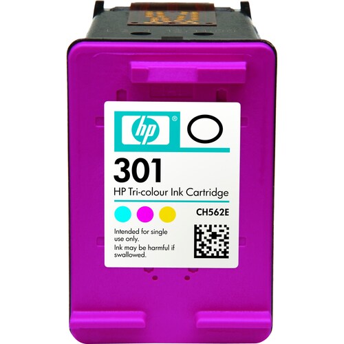 Cartuccia inchiostro Originale HP 301 Ad inchiostro - Ciano, Magenta, Giallo - 1 / Confezione - Ad inchiostro - 1 / Confez