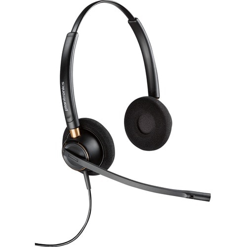Cuffie Plantronics EncorePro HW520 Cavo Over-the-head Stereo - Binaural - Supra-aural - 320 Ohm - 100 Hz a 6,80 kHz - Nois