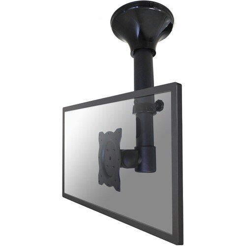 Newstar TV/Monitor Ceiling Mount for 10"-30" Screen, Height Adjustable - Black - Adjustable Height - 25.4 cm to 66 cm (26"