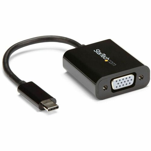 StarTech.com USB-C to VGA Adapter - Thunderbolt 3 Compatible - USB C Adapter - USB Type C to VGA Dongle Converter - Connec