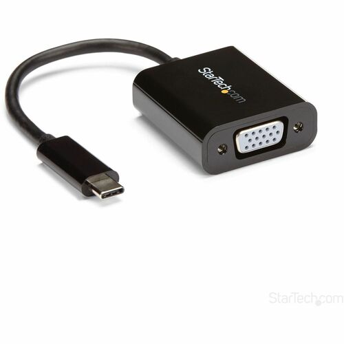 StarTech.com USB-C to VGA Adapter - Thunderbolt 3 Compatible - USB C Adapter - USB Type C to VGA Dongle Converter - Connec