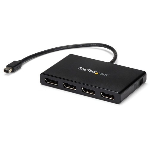 StarTech.com Signal Splitter - Plastic - 30 Hz to 60 Hz - 3840 × 2160 - DisplayPort