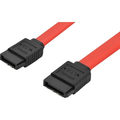 Ednet 30 cm SATA Data Transfer Cable for Blu-ray Recorder, Hard Drive, Motherboard - First End: 1 x 7-pin L-Type SATA - Se