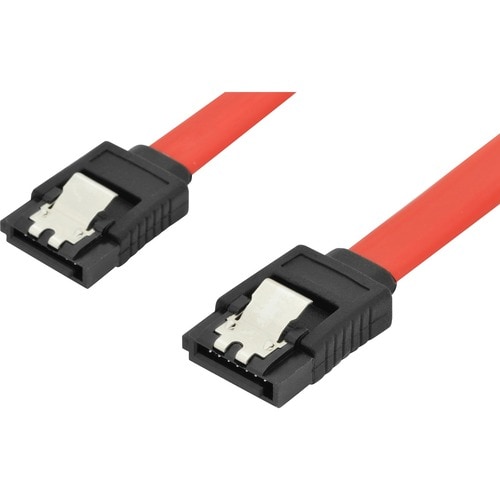 Ednet 50 cm SATA Data Transfer Cable for Hard Drive, DVD, Motherboard - First End: 1 x 7-pin L-Type SATA - Second End: 1 x