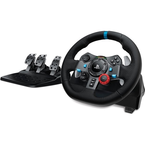 Logitech G29 RACING WHEEL FOR PLAYSTATION AND PC - Cable - USB - PlayStation 3, PlayStation 4, PC - Black