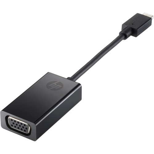 HP USB-C to VGA Adapter - USB/VGA Video Cable for Video Device, Projector, TV, Notebook, Tablet, Monitor - First End: 1 x 