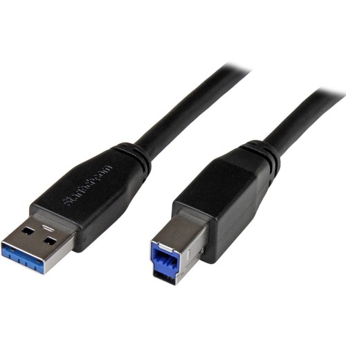 StarTech.com 10m 30 ft Active USB 3.0 (5Gbps) USB-A to USB-B Cable - M/M - USB A to B Cable - USB 3.2 Gen 1 - Connect USB 
