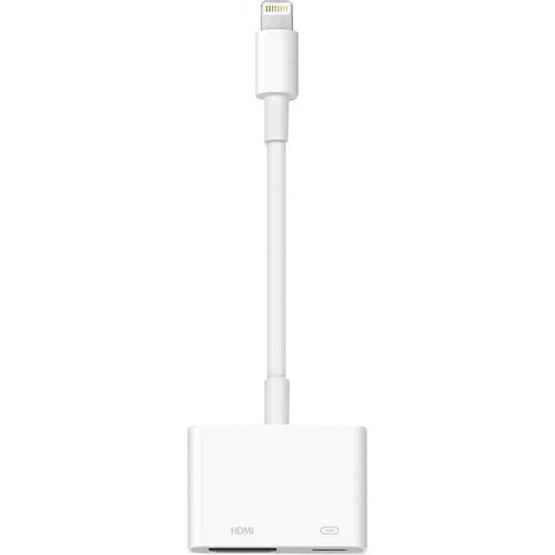Apple HDMI/Lightning Cable A/V - Cable for Dispositivo de audio/vídeo, iPod, iPad, iPhone, TV, Proyector - Admite hasta192