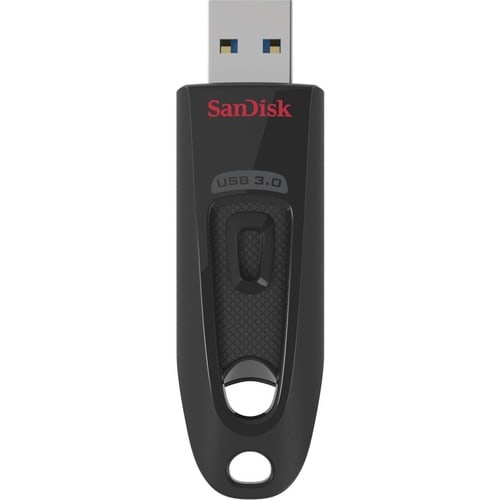 SanDisk 256 GB USB 3.0 Flash Drive - Black - 128-bit AES
