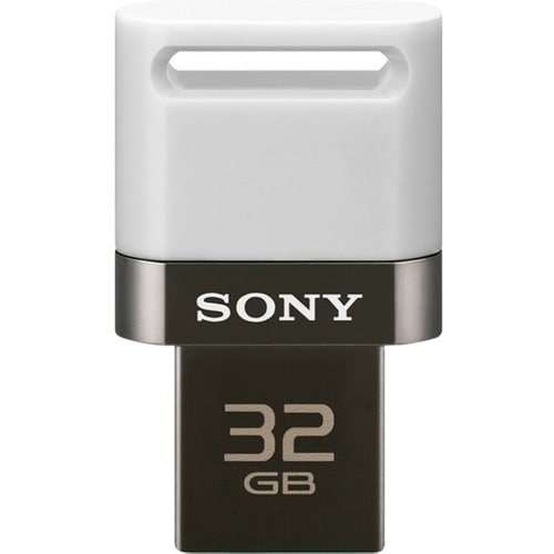 Sony Micro Vault 32 GB USB 3.0, Micro USB Flash Drive - White