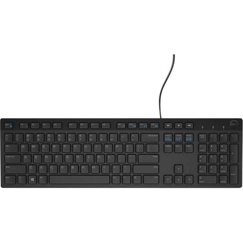 Dell KB216 Tastatur - Kabel Konnektivität - USB Schnittstelle - Deutsch - QWERTZ Layout - Schwarz - Desktop Computer, Note