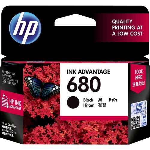 HP 680 Original Inkjet Ink Cartridge - Black Pack - 480 Pages