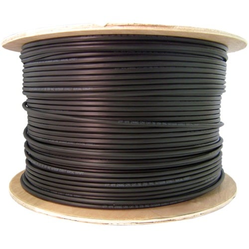 4XEM Outdoor CAT 5E Network Cable - 1000 ft Category 5e Network Cable for Network Device - First End: Bare Wire - Second E
