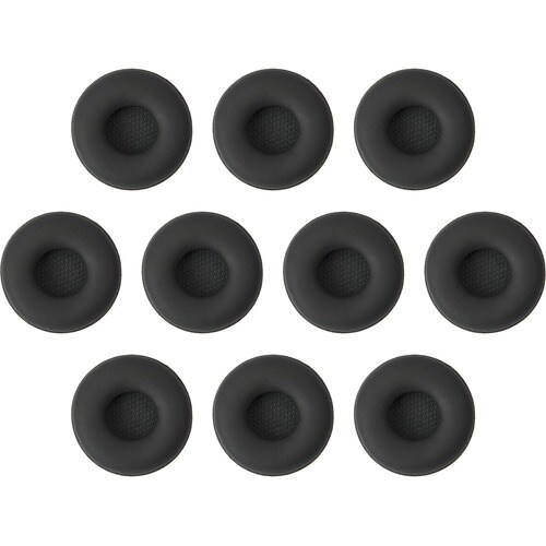 Jabra Ear Cushion - Black - Leatherette - 10 Piece