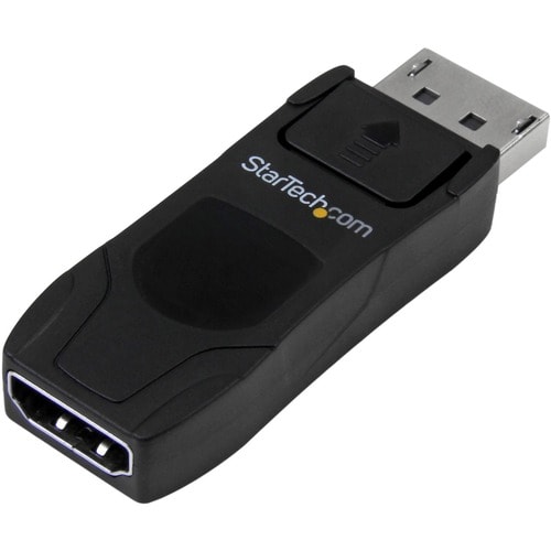 StarTech.com DisplayPort to HDMI Adapter, 4K 30Hz Compact DP 1.2 to HDMI 1.4 Video Converter, Passive DP++ to HDMI Monitor
