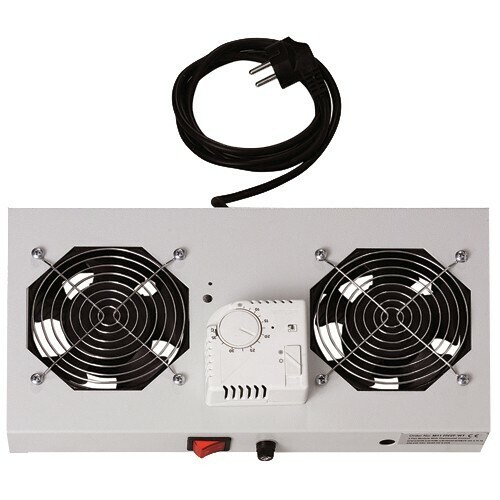 Digitus DN-19 FAN-2-HO Fan Tray - 2 Fan - 482.60 mm Rack Width