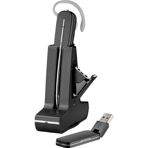 Plantronics Savi 400 Series USB Wireless Headset System - Mono - Wireless - DECT 6.0 - 300 ft - Over-the-ear, Over-the-hea