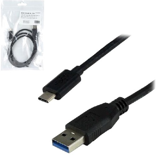 Câble pour transfert de données MCL USB - 2e bout: 1 x USB 3.1 Type C - Male