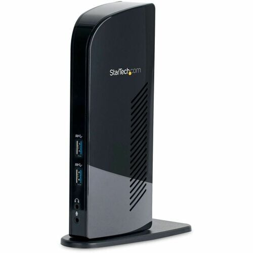 StarTech.com Dual Monitor USB 3.0 Laptop Docking Station with HDMI & DVI/VGA, 6x USB-A Hub, GbE, Audio, Universal Type-A D