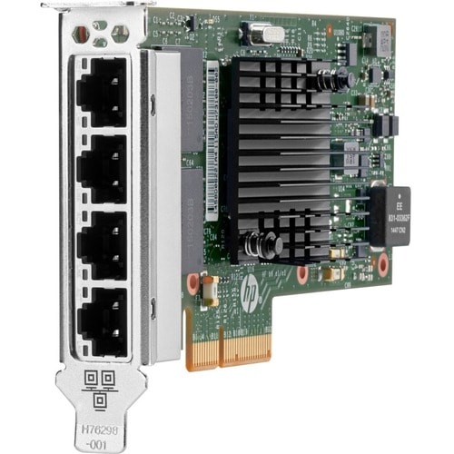 HPE 366T Gigabit Ethernet Card for Server - 10/100/1000Base-T - Plug-in Card - PCI Express 2.1 x4 - 4 Port(s) - 4 - Twiste