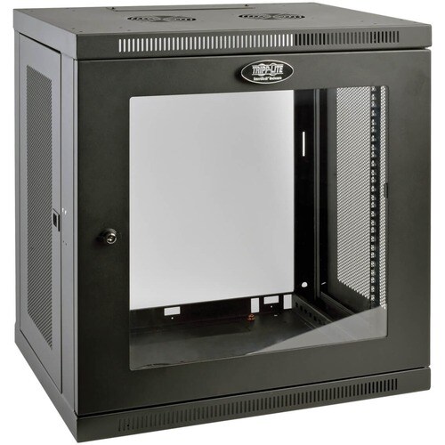 Tripp Lite SmartRack 12U Low-Profile Switch-Depth Wall-Mount Small Rack Enclosure Clear Acrylic Window - For Server - 12U 