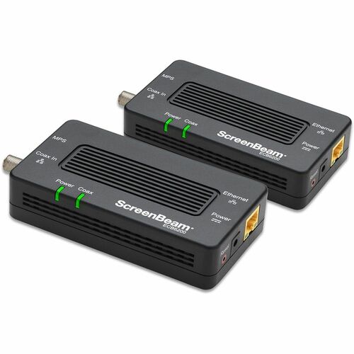 ScreenBeam Bonded MoCA 2.0 Network Adapter - 2-pack - Turn Coaxial Wiring into a High Speed Network
