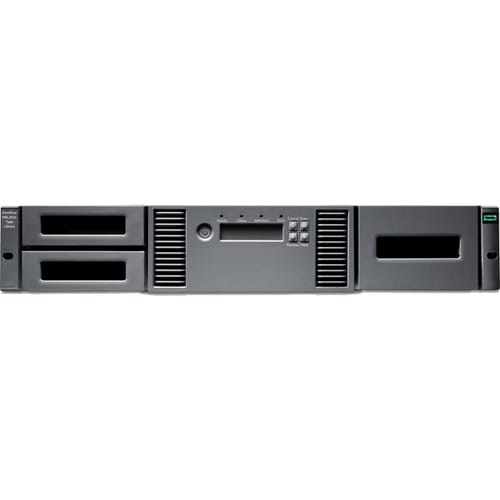 HPE StorageWorks MSL2024 Tape Library - 24 x Slot - Barcode Reader - 2U - Rack-mountableRack-mountable