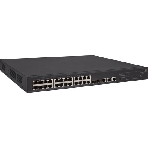 HPE 1950-24G-2SFP+-2XGT-PoE+(370W) Switch - 26 Ports - Manageable - Gigabit Ethernet, 10 Gigabit Ethernet - 10/100Base-TX,