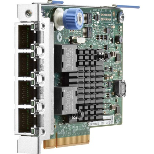HPE 366FLR Gigabit-Ethernet-Karte für PC - 10/100/1000Base-T - Plug-in-Karte - PCI Express x4 - 4 Anschluss(e) - 4 - Twist
