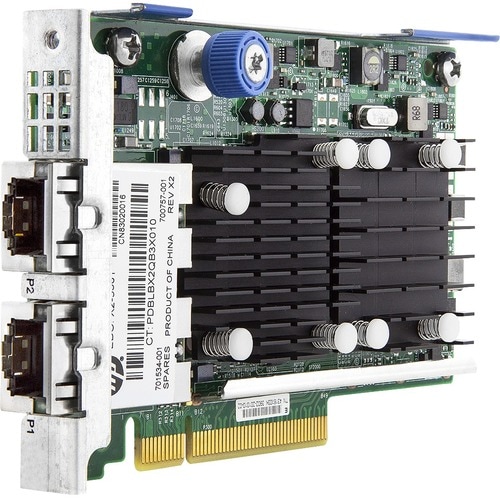 HPE FlexFabric 533FLR-T 10Gigabit Ethernet Card for Server - 10GBase-T - Plug-in Card - PCI Express x8 - 2 Port(s) - 2 - T