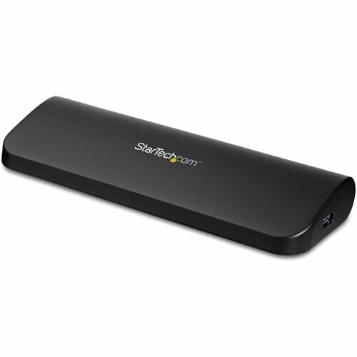 StarTech.com Dual Monitor USB 3.0 Laptop Docking Station, HDMI & DVI/VGA, 3x USB-A Hub, GbE, Audio, Universal USB-A Dock, 
