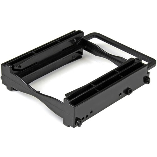StarTech.com Support de montage sans outil pour 2 disques durs de 2,5" dans baie de 3,5" - Plastique - 1 Unité