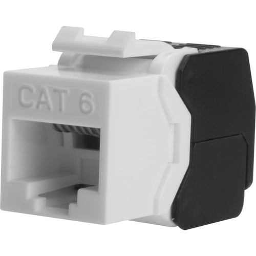 Digitus CAT 6 Keystone Modul, ungeschirmt. Produktfarbe: Schwarz, Weiß. Breite: 50 mm, Tiefe: 100 mm, Höhe: 23 mm. Verpack