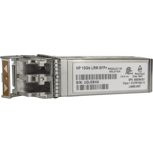 HPE BladeSystem c-Class 10Gb SFP+ SR Transceiver - For Data Networking, Optical Network - 1 x 10GBase-SR10