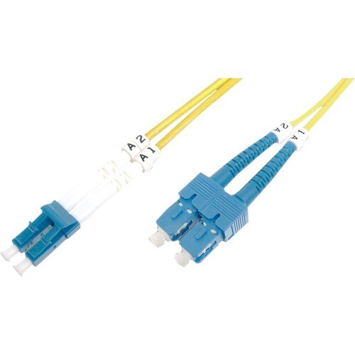 Digitus 1 m Fibre Optic Network Cable - 1 - First End: 2 x LC Network - Male - Second End: 2 x SC Network - Male - Patch C