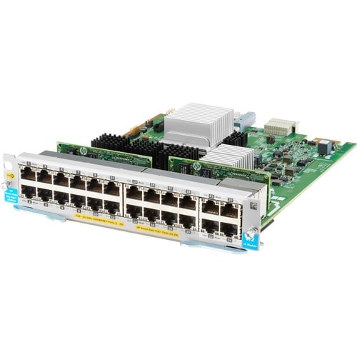 HPE Aruba Networking 20p 10/100/1000BASE-T PoE+ 4p 1/2.5/5/10GBASE-T PoE+ MACsec v3 zl2 Module