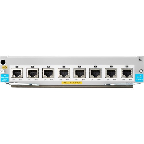 HPE Aruba Networking 8-port 1/2.5/5/10GBASE-T PoE+ MACsec v3 zl2 Module