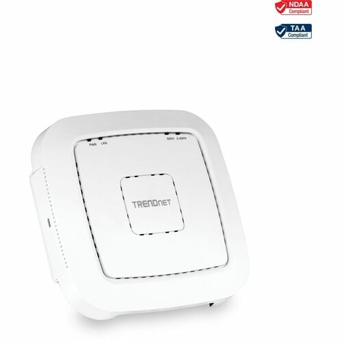 TRENDnet TEW-821DAP IEEE 802.11ac 1.17 Gbit/s Wireless Access Point - White - TAA Compliant - 2.40 GHz, 5 GHz - 4 x Intern