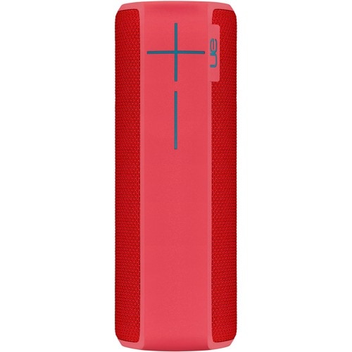 Ultimate Ears BOOM 2 Portable Bluetooth Speaker System - Red - 90 Hz to 20 kHz - Near Field Communication - Battery Rechar
