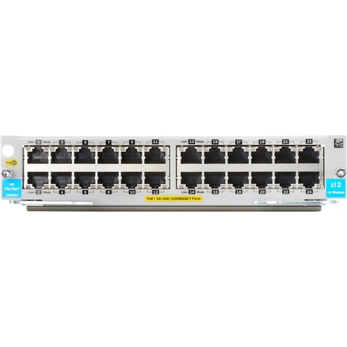 HPE Expansion Module - 24 x RJ-45 1000Base-T LAN - For Data Networking - Twisted PairGigabit Ethernet - 1000Base-T - 1 Gbit/s