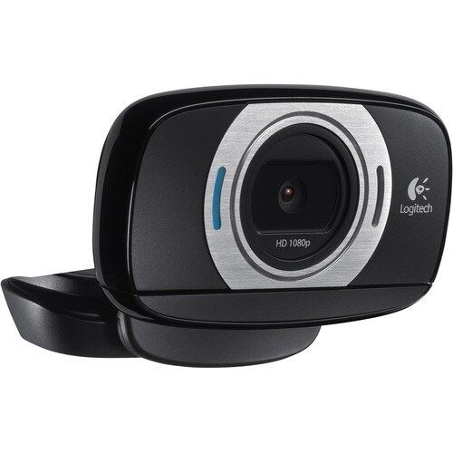Logitech C615 - Webcam - USB 2.0 - 1920 x 1080 Pixel Videoauflösung - Autofokus - Mikrofon - Monitor, Smart TV, Notebook
