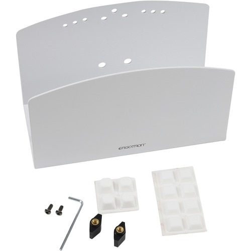 Ergotron CPU Mount for CPU, Power Supply - White - 18.14 kg Load Capacity - Steel