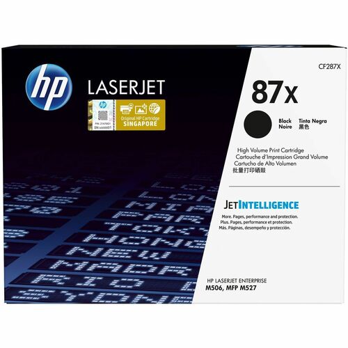 HP 87X Original High Yield Laser Toner Cartridge - Black Pack - 18000 Pages