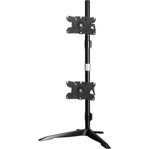Amer Dual Monitor Stand Vertical Mount Max 32" Monitors - Up to 32" Screen Support - 52.91 lb Load Capacity - 38" Height x