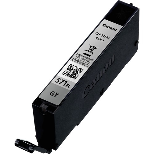 Canon CLI-571GY XL Original High Yield Inkjet Ink Cartridge - Grey - 1 / Pack - 3350 Pages