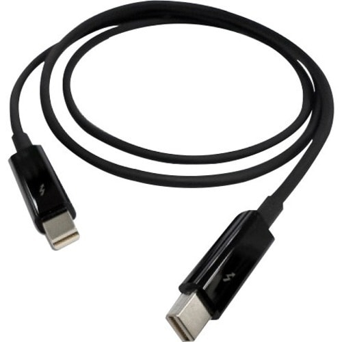 QNAP CAB-TBT10M 1 m Thunderbolt 2 AV/Data Transfer Cable - 1 - First End: 1 x Thunderbolt 2 - Second End: 1 x Thunderbolt 2