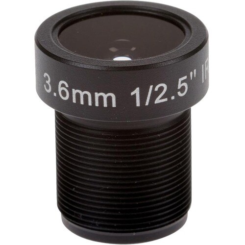 AXIS - 3.60 mmf/2 - Fixed Lens for M12-mount - Designed for Surveillance Camera