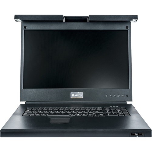 Vertiv Avocent Local Rack Access - 1U | 8-Port KVM Console | Rackmount | French Keyboard - 18.5 LCD| USB KB| 2USB PASS-FRENCH